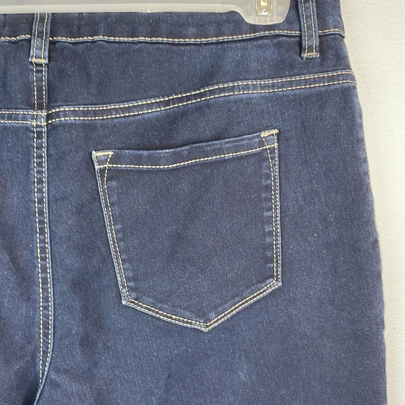 TATTOO Jeans Dark Wash Denim Skinny Jeans Blue 5 Pocket Stretch Size 11 - Picture 5 of 11